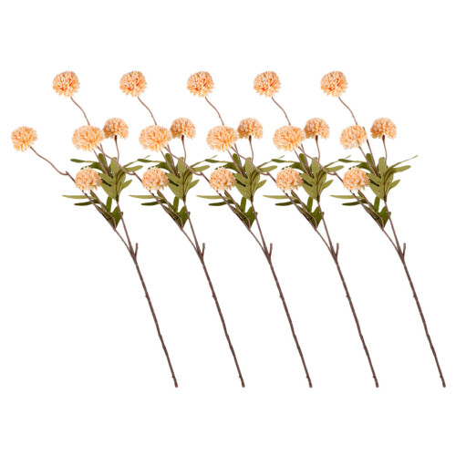 10Pcs Flores Plásticas Simuladas Dente-De- Amarelas Para DIY 1