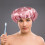 Elastisches Band Badekappe Rosa Satin 1 13x13 6