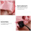 Elastisches Band Badekappe Rosa Satin 1 13x13 10