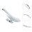 Banjo Professional Nagelstift Halter Universal Handlauf Silber 5