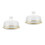 2 Sets Kuchenschutzhaube Mit Keramiktablett 4
