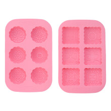 Pastry Cookie Form Rosa 2 9,8x6,3x0,8 Zoll