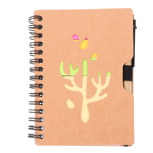 Kraftpapier Spiral Notizbuch Tagebuch Journal 1