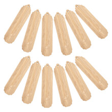 3Stk Mini Holzanhänger 12Stk Unlackierte Rohlinge Für DIY