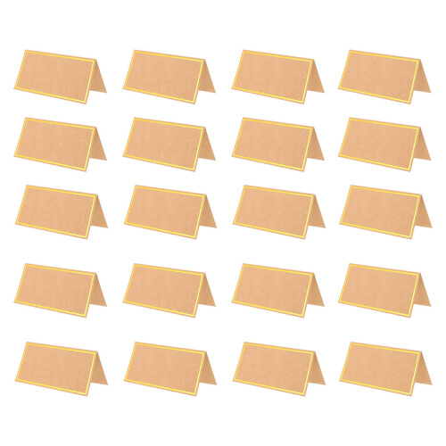 50Stk -Tischkarten Gold Irisierendes Für Party