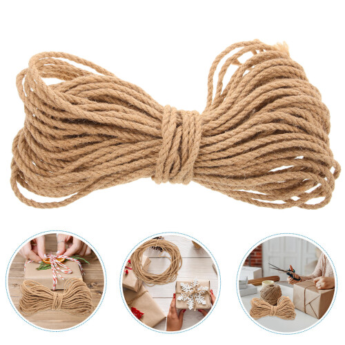 Raindrops Flachsseil Schnur Beige 1 Langlebig Für Geschenke 2