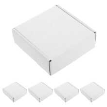5 . Kleine Pappschachteln Versand Für Geschäft Stecker Weiß