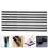 100 Bastelklebestifte 20x0,7x0,7 Cm Schwarz 11