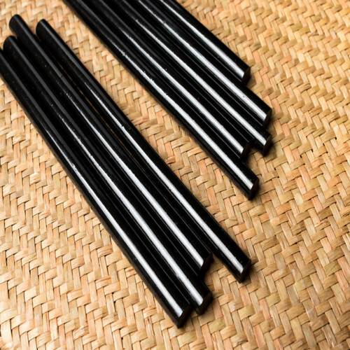 100 Bastelklebestifte 20x0,7x0,7 Cm Schwarz 2