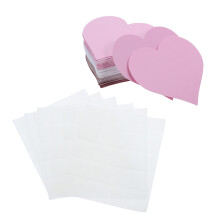Herzförmige Pinnwandaufhänger Papierausstanzungen 108