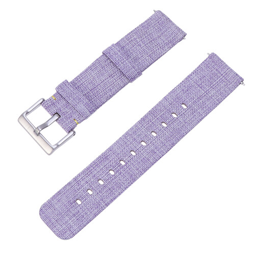 1Braceletcanvas Montre Remplacement Confort Violet Pour 1