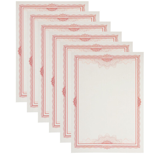 Writable Certificaatpapier Roze 6 11,67x8,25x0,04 Inch