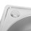 1 Set Rvs Driehoekige Keukenbak Compact Wastafel 9