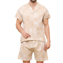 Sauna Mannelijk Lichtgeel Polyester Katoen 1 Set