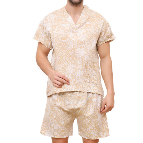 Sauna Mannelijk Lichtgeel Polyester Katoen 1 Set