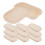 25 Sets Pulp Maaltijdvoorbereidingscontainers Draagbaar 11