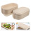 25 Sets Pulp Maaltijdvoorbereidingscontainers Draagbaar 5