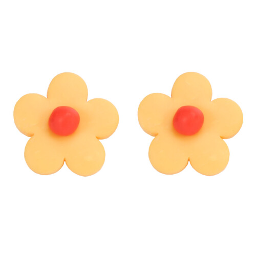 Soft Keramische Bloem Oorbellen 2