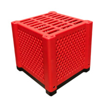 Aquarium Filtration Storage Box PVC Filtration Cube Sturdy With Hollow Design Filter Media Organizer For Fish Tanks