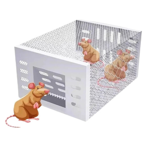 Rat Trap Automatic Continuous-Cycle Mousetrap For Household Use Reusable Auto-Reset