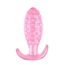 Anal Butt Plug Silicone Pineapple Shape S/M/L/XL Pink Prostate Massager and Stimulator