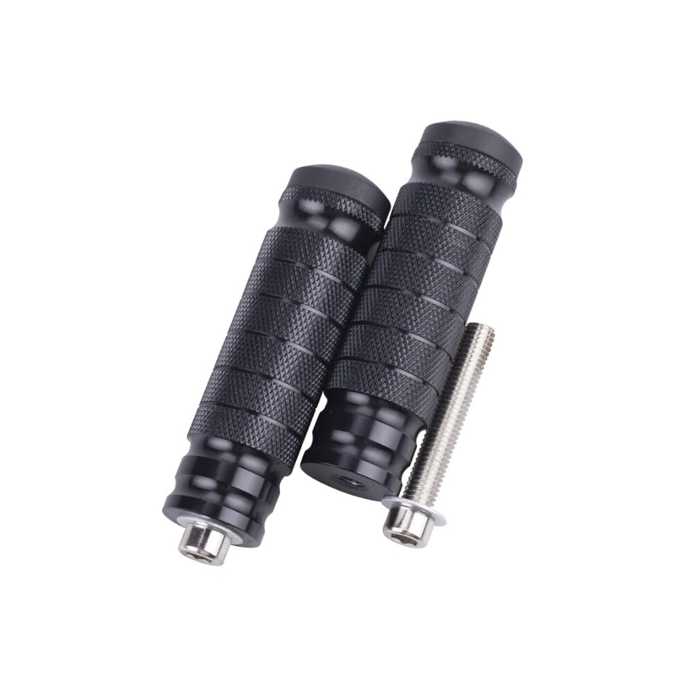 Motorcycle Footrest Foot Pegs Universal Fit Flat Style For Most Models 9354506243890
