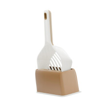 Cat Litter Scooper Multifunctional Lightweight Quick Cleanup Sifter Tool White