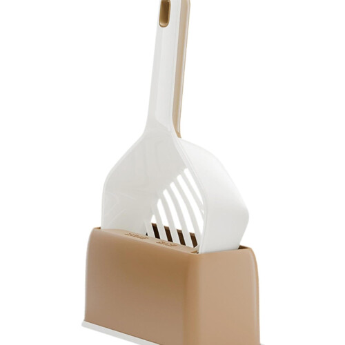 Cat Litter Scooper Multifunctional Lightweight Quick Cleanup Sifter Tool White 2