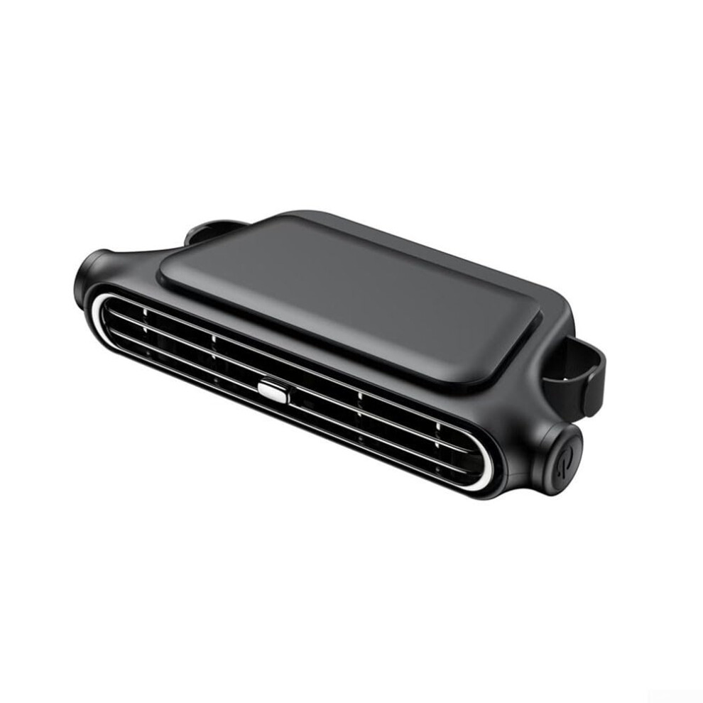 Portable Adjustable Car Fan 3 Speeds For Vehicle Headrests Headrest Compatible Fits Most Cars Black 9354506244217
