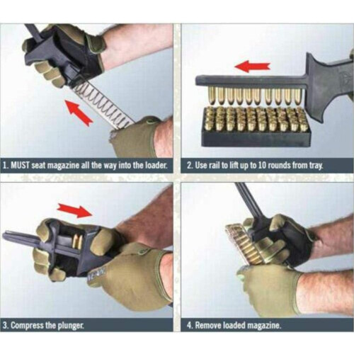 Speed Loader For 9mm And .40 Caliber Portable Plastic Handgun Magazine Loader 1