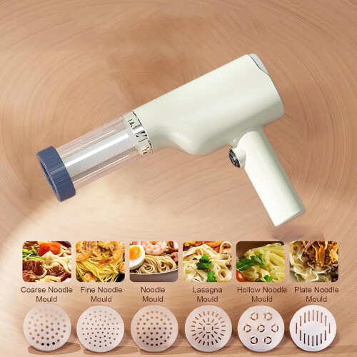 Electric Pasta Making Machine With 6 Mold Options, Wireless Noodles Press, Automatic Pasta Maker 1