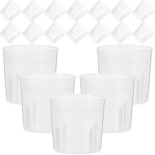 100Stk Messbecher PP Einweg Set