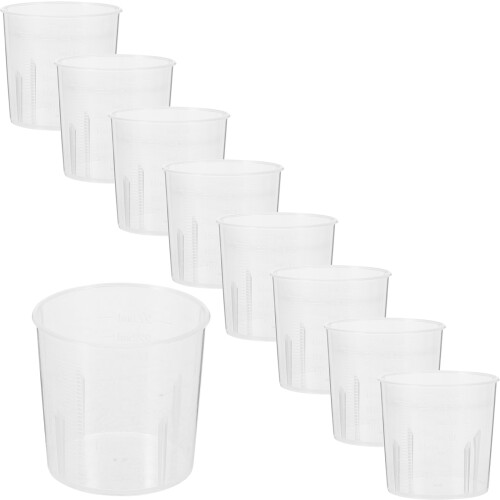 100Stk Messbecher PP Einweg Set 2