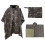 Camouflage Regenmantel Umhang Multifunktions Poncho Einfach Zu 4
