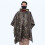 Camouflage Regenmantel Umhang Multifunktions Poncho Einfach Zu 10