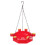 Retro Design Roter PP Vogelfutterhaus Set Für Und 1