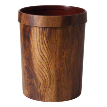 Blue Wood Grain Müllbehälter Büro 31,5x25x25 Cm