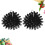 Raindrops 2 Set Spitze Probe Schwarze Farbkarte Musterkarten 9