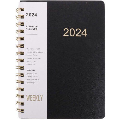 Schedule Planner Spiral Notebook Zeitmanagement Notizblock