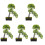 5Stk Künstliche Bonsai Topfpflanze 4