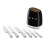 Smeg SMEG KNIFE BLOCK 50's STYLE BLACK KBSF02BL 4