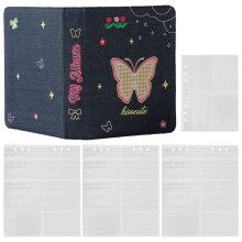 Photohalter Mini Schmuckalbum PVC Album A5 1 Set