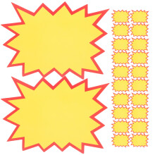 50 Explosion Aufkleber 16,50x12,00x0,10 Cm