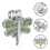 2Stk Metall Ballmarker Clip Für Golf 9