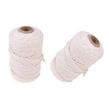 1 Pack Katoenen Touw Voor Tassen Wit