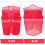 High Visibility Rote Warnweste Praktisch 8