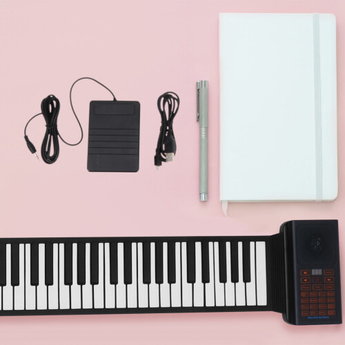 88 Tasten Piano Mit Silikagel Reise Soft Keyboard 2