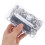 Eyelet Schnalle Werkzeug Set Silber 100 Sets 4