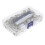 Eyelet Schnalle Werkzeug Set Silber 100 Sets 9