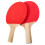 1Paar Rote Tischtennis Paddle Holz Kinder Training 11